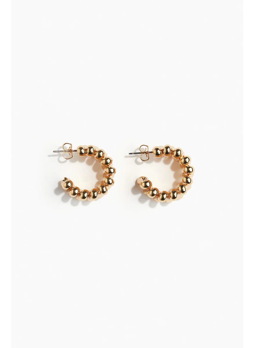 H&M Gold-Plated Hoop Earrings