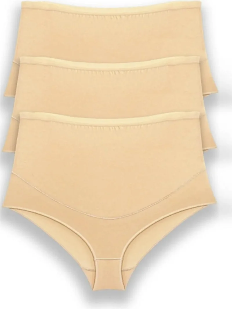 Bluence Women's 3-Pack Cotton Comfortable Growing Mother Maternity Panties