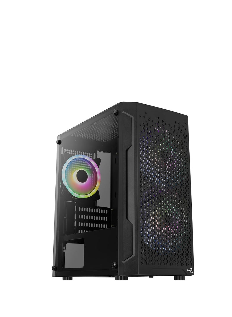 Aerocool Trinity Mini G-BK-v3 Tower Case - Black - Image 1