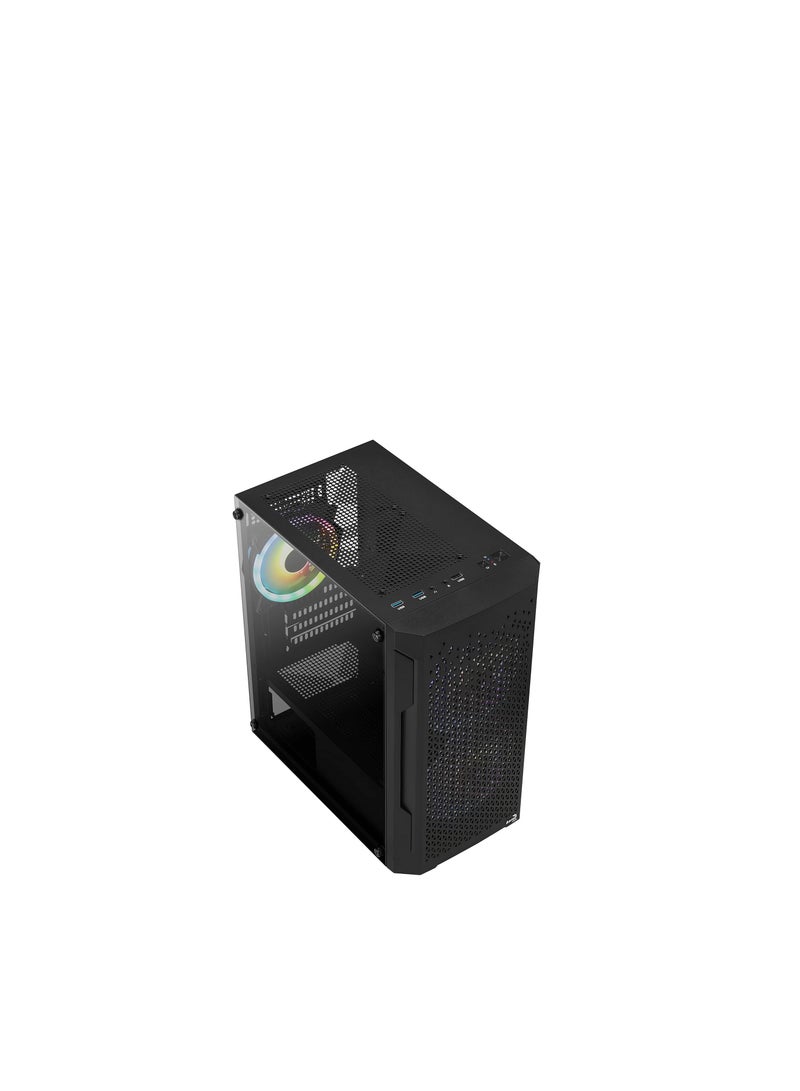 Aerocool Trinity Mini G-BK-v3 Tower Case - Black - Image 2