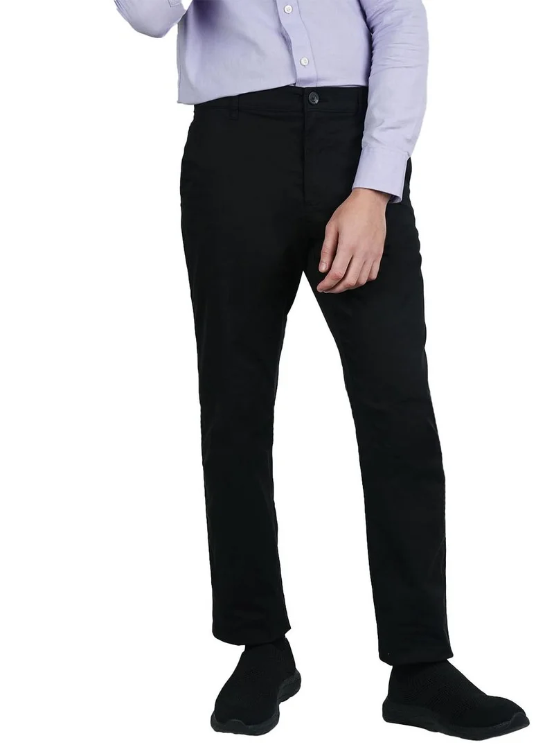 GIORDANO Men's Slim Taper Stretch Twill Pants