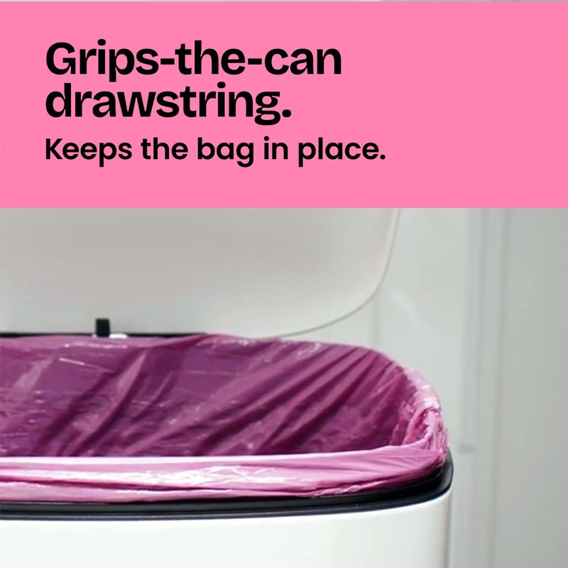 Glad Tall Kitchen Trash Bags 13 Gallon, MaxStrength Cherry Blossom Garbage Bags, Odorshield with Drawstring, 34 Count - Image 5