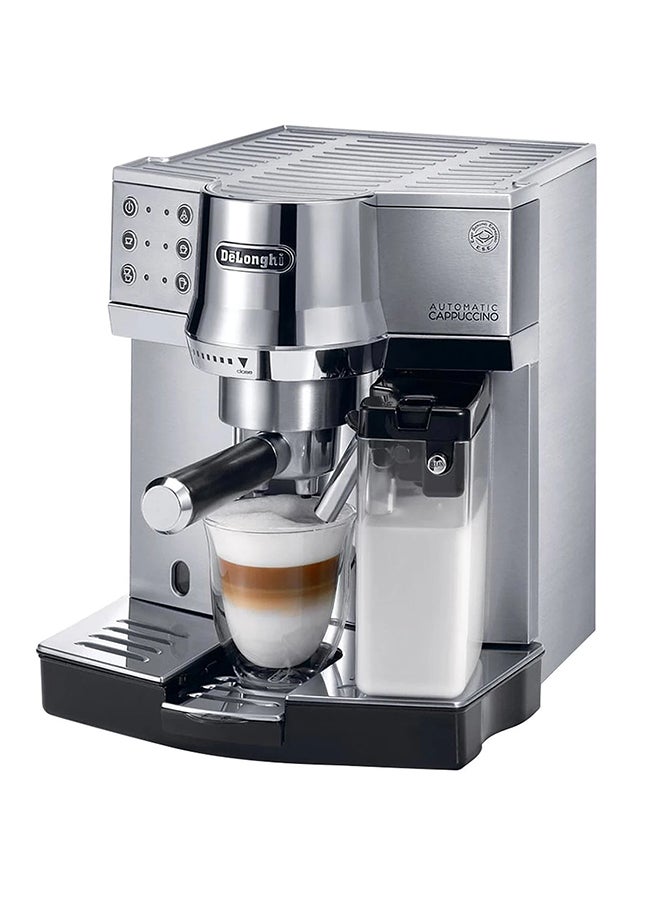 ديلونجي ماكينة صنع الكابتشينو والإسبريسو بمضخة 1450 W EC850.M ميتال - Image 2