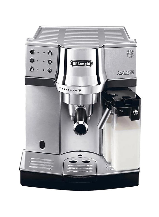 ديلونجي ماكينة صنع الكابتشينو والإسبريسو بمضخة 1450 W EC850.M ميتال - Image 1