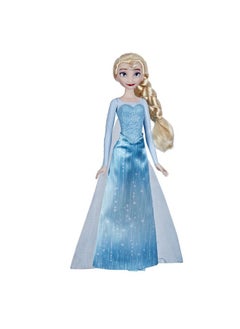 Disney FROZEN Disney'S Shimmer Elsa Fashion Doll Skirt Shoes And Long Blonde Hair Toy For Kids 3 Years Old And Up  - Image 2