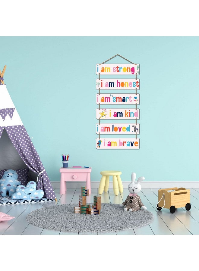 Artvibes Decorative Wall Hanging Wooden Art Decoration Item For Kids Room|Living Room|Bedroom|Home Decor|Gifts|Wall Art For Hall|Mdf Modern Artwork,Set Of 6(Wh_3286N) - Image 4