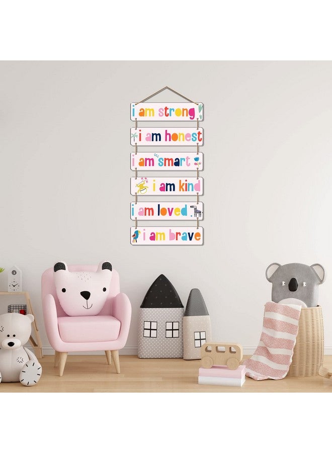 Artvibes Decorative Wall Hanging Wooden Art Decoration Item For Kids Room|Living Room|Bedroom|Home Decor|Gifts|Wall Art For Hall|Mdf Modern Artwork,Set Of 6(Wh_3286N) - Image 3