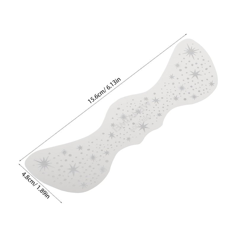 4pcs Waterproof Silver Glitter Freckle Stickers Temporary Face Tattoos Sparkle Freckles Stickers for Music Festivals Party Makeup for Women - Image 2