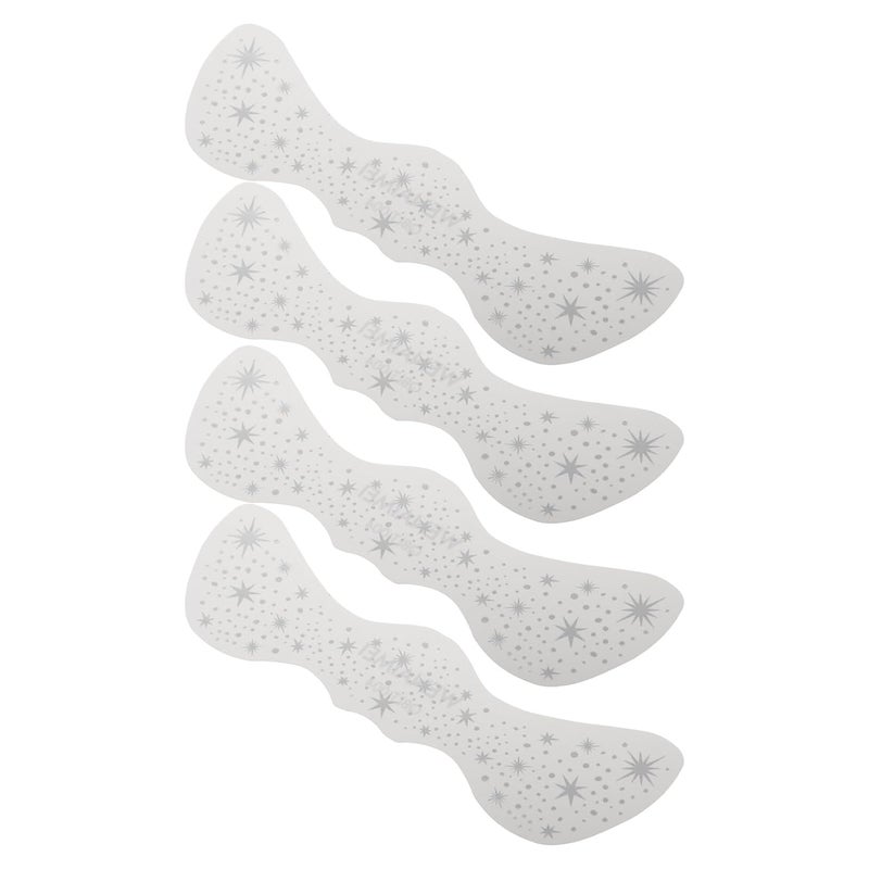 4pcs Waterproof Silver Glitter Freckle Stickers Temporary Face Tattoos Sparkle Freckles Stickers for Music Festivals Party Makeup for Women - Image 1