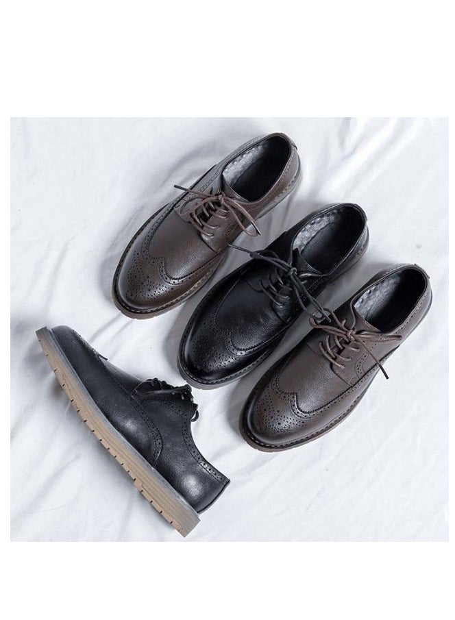 Warrior Versatile Retro Casual Leather Shoes  - Image 4