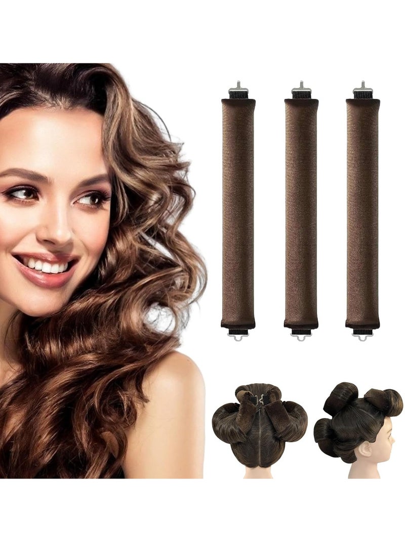 Overnight Heatless Curling Rods Set, Soft Flexi Rods for All Hair Types, Comfortable Sleep-In Curls, Easy to Use, Perfect for Beautiful Waves - Image 1