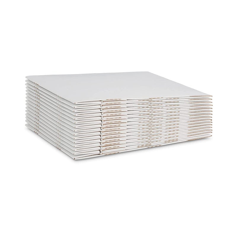 YNK Pizza Box Packaging Box Size 7x7x15 Inches Corrugated Packing Pizza Box White Color Pieces 100 - Image 3