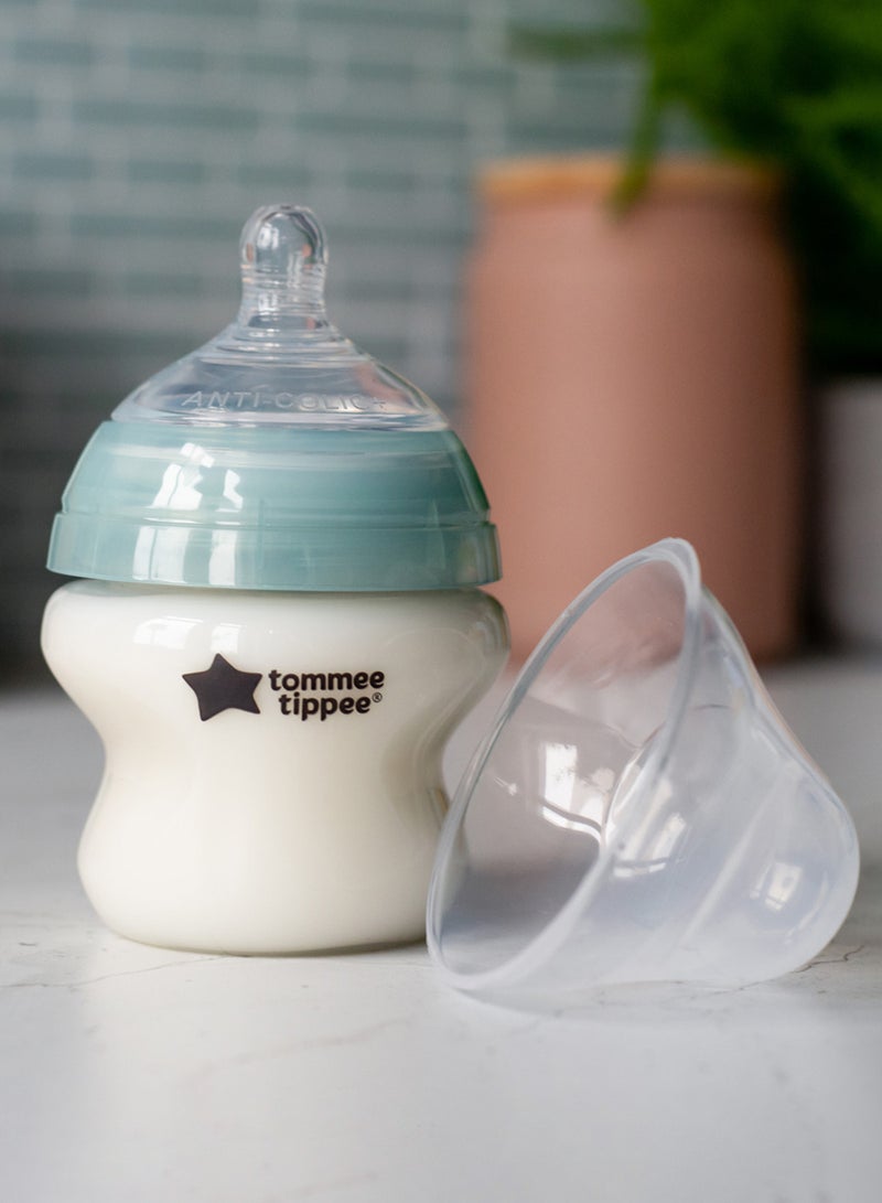 tommee tippee Pack Of 1 Advanced Closer To Nature Anti Colic Feeding Bottle 0 Months+ 150 ml Clear - Packaging May Vary , Assorted - Image 5