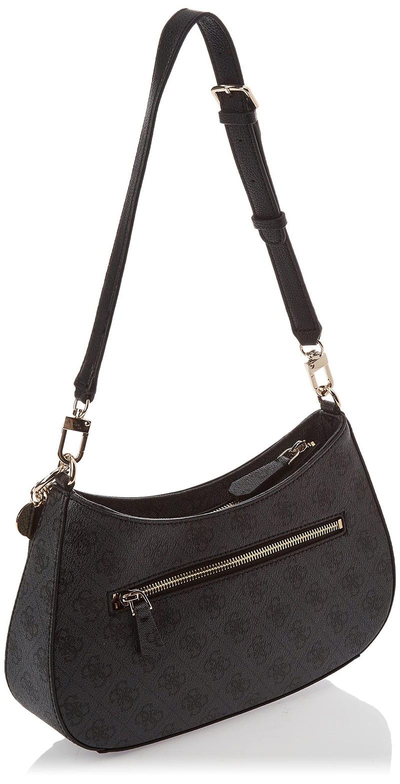 GUESS Women's Camera Bag NOELLE Shoulder Bag Black Print - Image 2