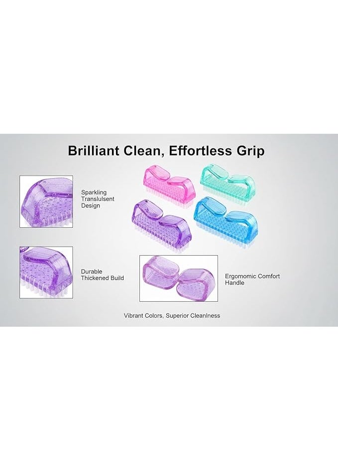 3-Piece Pedicure Set – Nail Brushes & Foot/Hand Exfoliator – Multi-Color - Image 4