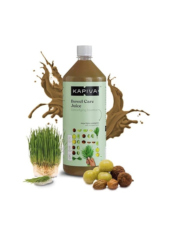 Kapiva Bowel Care Juice, 1L Power Of Triphala And Wheatgrass Fight Constipation Detoxification  - Image 1