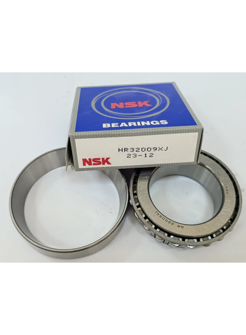 NSK رمان بلي أصلي  مخروطي NSK HR 32009 XJ - سلسلة سعة عالية 32000 - مقاس 45x75x20 ملم - أصلي صنع في اليابان - Image 2