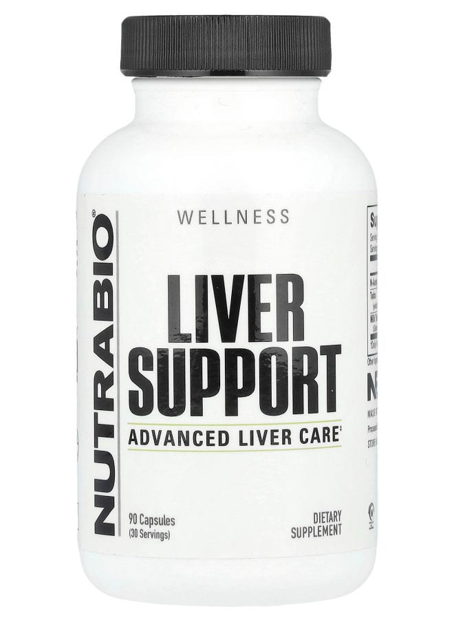 NutraBio Liver Support 90 Capsules 