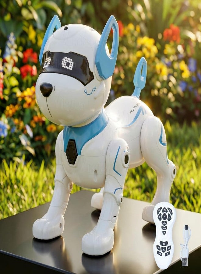 VikriDA RC Robot Dog for Kids 8-12 | Smart Robotic Puppy Toy with Touch, Walking & Talking Features | Stunt Dance RC Dog Gift for Boys & Girls - Image 1