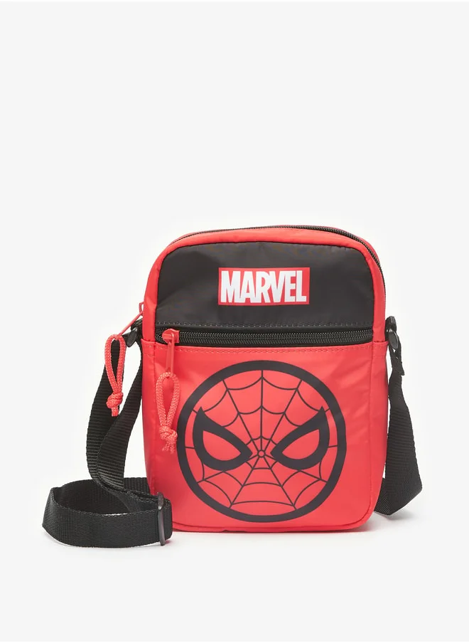 مارفل Boys's Spider-Man Print Crossbody Bag with Adjustable Strap