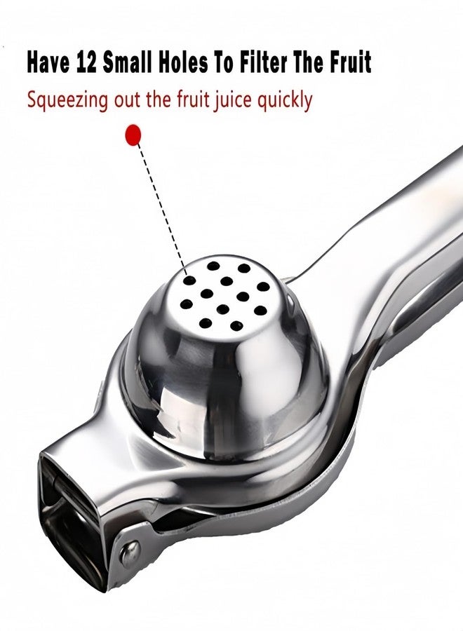 Jenkin Stainless Steel Manual Juicer Citrus Lemon Squeezer,Fruit Juicer Lime Press Metal,Professional Hand Juicer Kitchen Tool - Image 4
