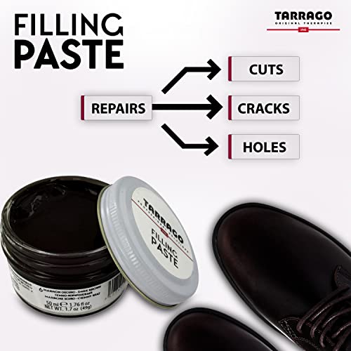 Tarrago Filling Paste - 50ml Leather Filler Repair Compound - Leather Restoration Crack, Burns, Tears, Holes Filler for Car Seats, Furniture, Couch, Boots, Shoes, Clothing - Colorless #00 - Image 5