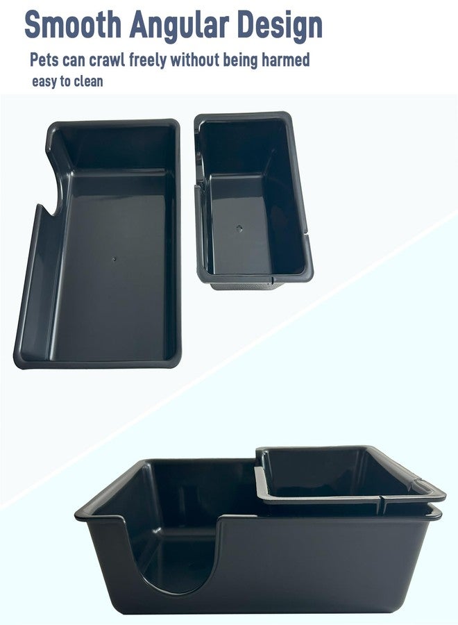 FCALIVV Large 2 Pcs Humid Hideout Cave for Reptiles, Snake Hide for Ball Pythons, Gecko Hide, Leopard Geckos, Bearded Dragons,Compact Terrarium Decor with Easy-Clean Design (9.5"x6.7"x2.2") - Image 5