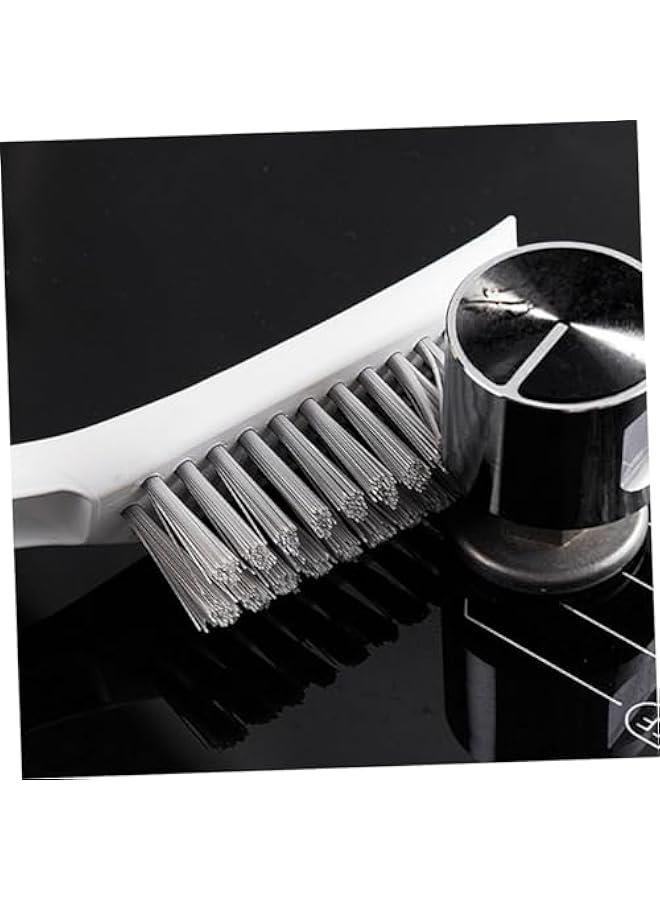 HOOKOR 2Pcs Cleaning Brushes, Multi-Purpose Right Angle Brush Scrubbing Kitchen Coffeeroom Tearoom Deep Cleaning Edge Corner Crevices Grout Scrub Bottle Cup Jar Cans for Household Use - Image 5