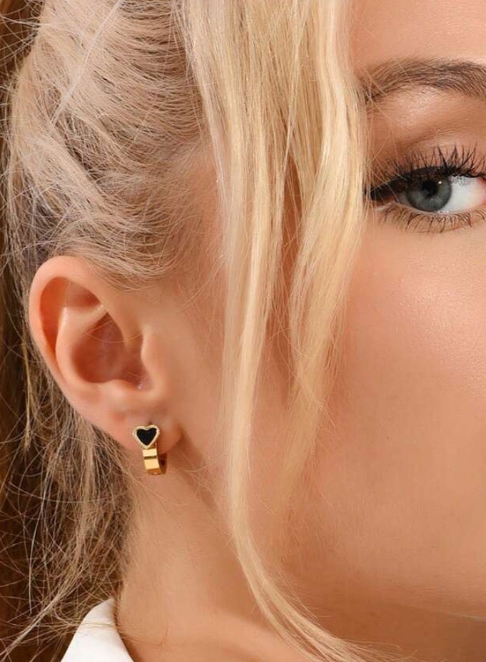 JewelryPalace 18k Gold Plated Stainless Steel Earring For Women - Image 1