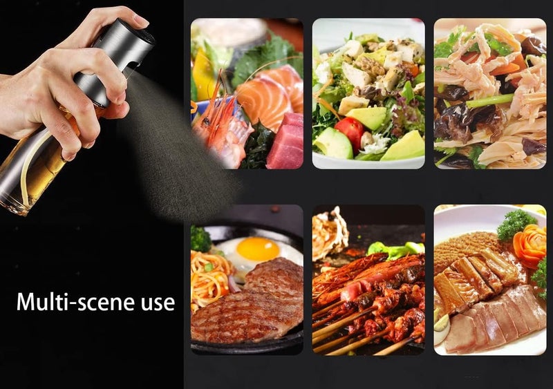 NIKKIER Oil Sprayer for Cooking,100ml Olive Oil Spritzer,Oil Sprayer for Air Fryer, Salad,BBQ,Roasting (Light Blockage) - Image 5