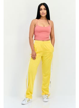 adidas Originals Women Sportswear Fit Outdoor Sweatpants, Yellow  - Image 4