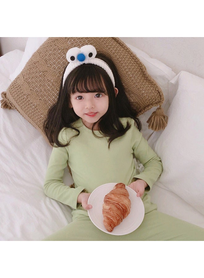 Autumn And Winter Korean Girls Candy Long Sleeve Bottoming Shirt Easiest For Match Candy Basic Boys' Wear Round Neck Brushed T-shirt