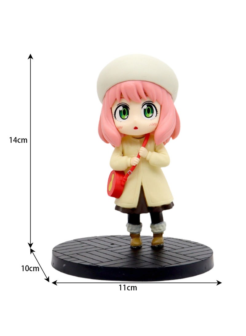 Anime Spy Play House Model White Hat Aniya Surrounding Desktop Car Decoration Ornaments  - Image 2