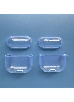 For Apple Airpods4 Bluetooth Protection PC Hard Shell Transparent Material Headset TPU Soft Set Factory-Color:Airpods 4 Tpu Material-regular Version-with Hanging Ears