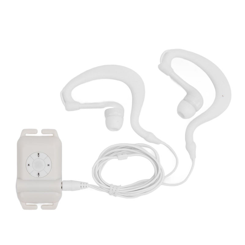 Waterproof MP3 Player 8GB White for Swimming Running Music Playback - Image 5
