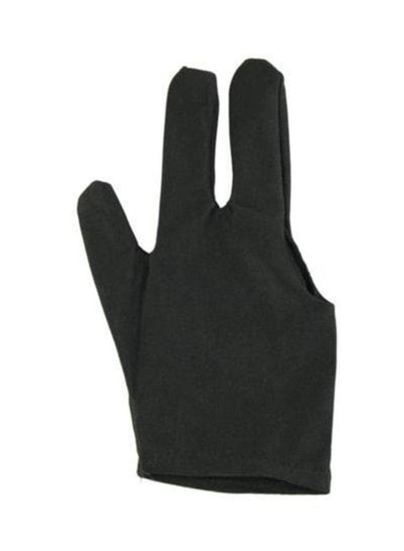 DEEPGROUP TRADERS 3 Finger Nylon Billiard Gloves for Snooker, Pool and Billiards (Black) - Image 1