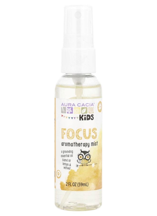 Aura Cacia Kids Focus Aromatherapy Mist 2 fl oz (59 ml) 