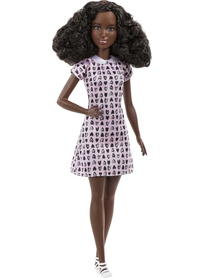 Barbie Photographer Fashion Doll with Brunette Hair, Heart-print Dress, 1 Puppy Figure & Camera Accessories - Image 2