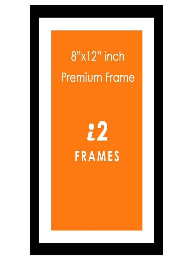 i2 Frames Individual A4 size Photo Frame (8x12inch) Set of 5 / Wall Hanging for Home Decor - Black colour - Image 2