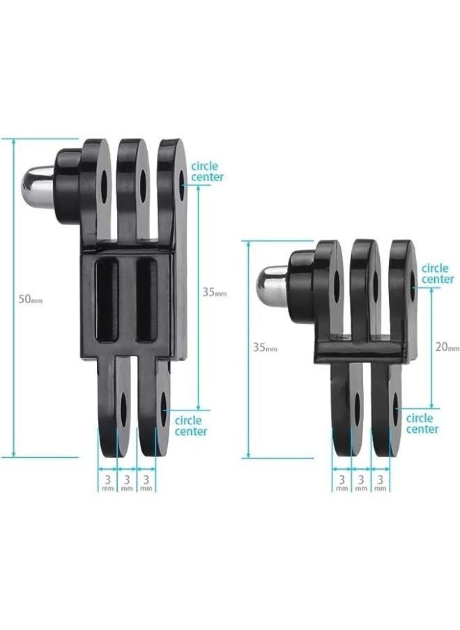 Generic Set of Adjust Arm Straight Joints Mount Long and Short Same Direction Straight Joints Mount for GoPro Hero  - Image 2