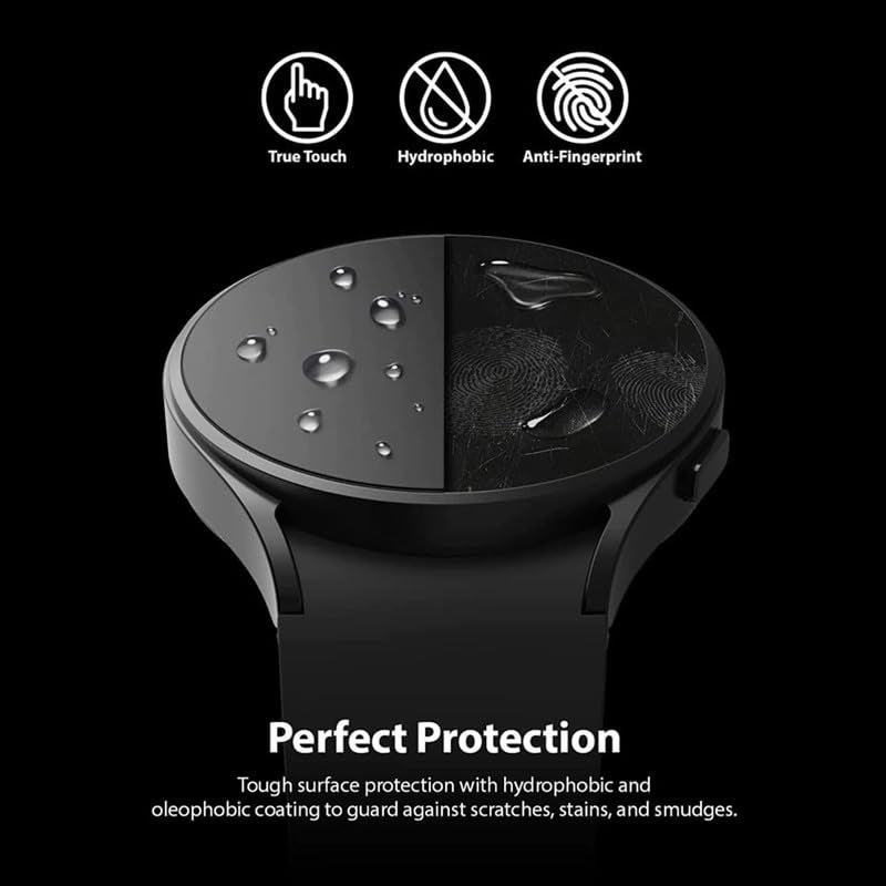 FCS Smart Watch screen guard for Fastrack Revoltt XR1 1.38 inch (3.50 cm) | Pack of 3 | Edge to Edge Coverage | Ultrathin 0.33mm 9H anti shock flexible screen protector - Image 4