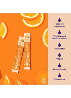 Ultima Replenisher Electrolyte Hydration Powder, Orange, 20 Count Stickpacks  - Image 4