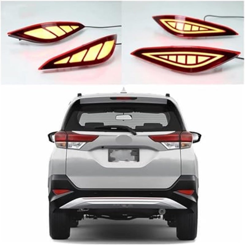 DEMULAX Car Rear Fog Lamp Brake Light for Toyota Rush - Image 2