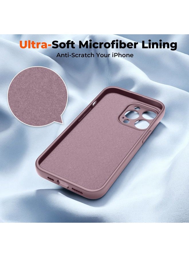 SUPFINE Designed for iPhone 13 Pro Case,Premium Liquid Silicone with [Soft Anti-Scratch Microfiber Lining][Upgraded Camera Protection] Slim Shockproof Phone Case for Men Women Girls,Blackcurrant - Image 5