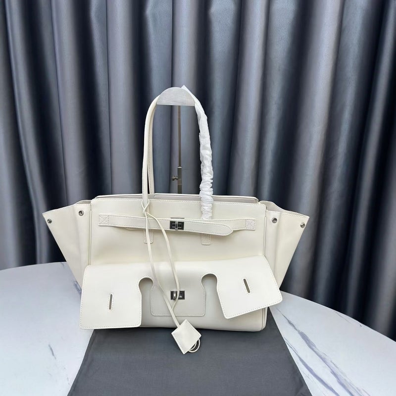 Paris Dark Multi-Pocket Girl Motorcycle Bag Extra Large Capacity Punk Lock Handbag Tote Wings Bag Shoulder - Image 4