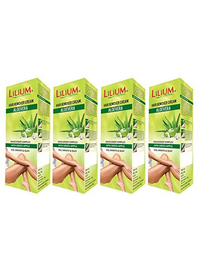 Lilium Herbal - Lilium Aloe Vera Hair Removal Cream 50G Pack Of 4 - Image 1