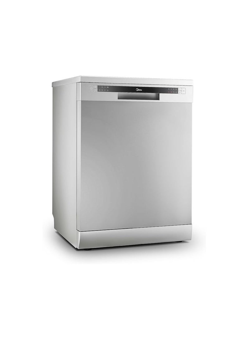 Midea Dishwasher WQP13-5201C-S 6 programs Free standing 13 Place set Silver 13 oz WQP13-5201C-S silver - Image 3