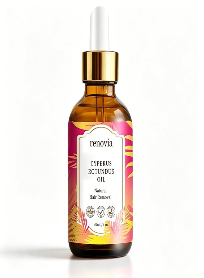 tebazoew Renovia Cyperus Rotundus Oil, Renovia Cyperus Rotundus Oil for Hair Removal, Pore Minimizer, Moisturizing & Soothing, Natural Herbal Hair Removal Oil for All Skin Types (1 PCS - Image 1