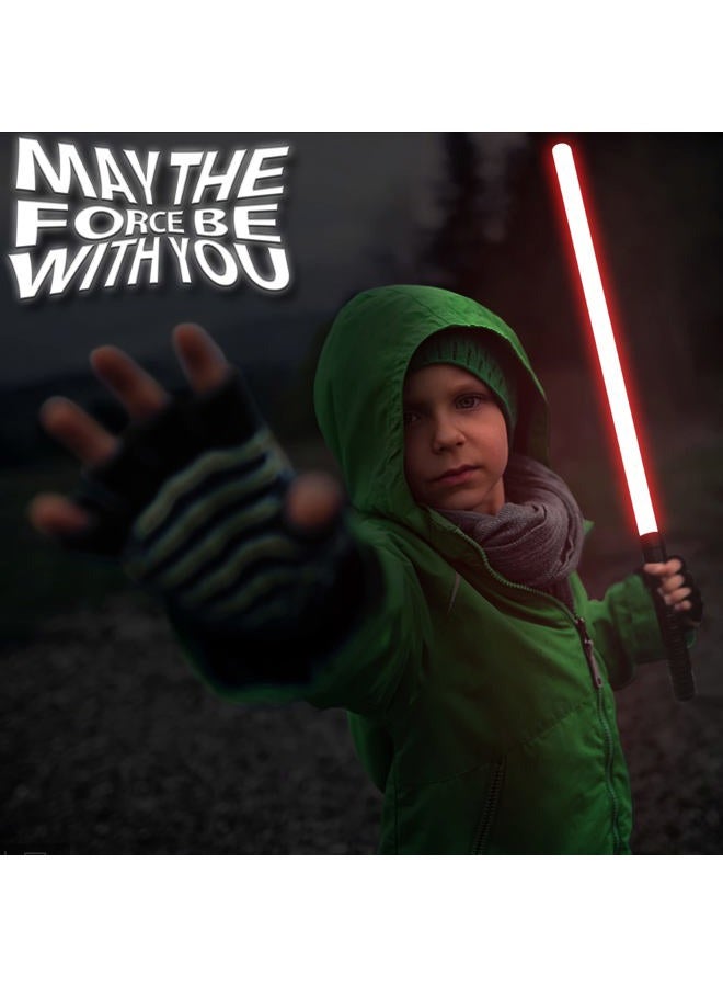 Oomyeh Lightsaber, Dueling Lightsaber with Alloy Handle, 15 RGB Colors & 6 Sound Effects, 4 Modes Detachable Light Saber, USB Rechargeable for Kids & Adults, Ideal Birthday Christmas - Image 2