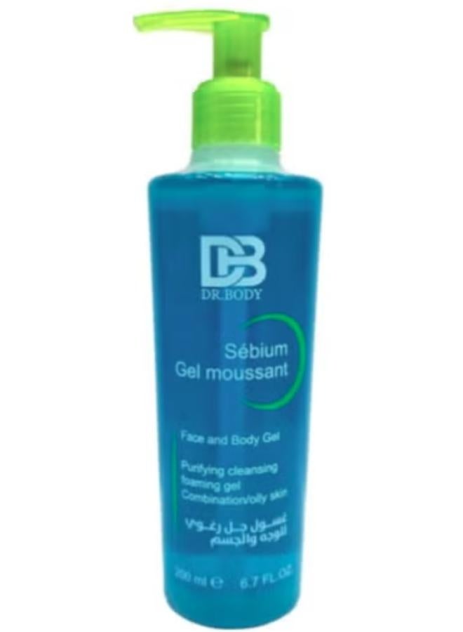 Vaseline Lotion for intensive care, cooling moisture of ice, 200 ml. Thai blue Sebium foam gel for face and body gently and completely cleanses the skin without drying it. Free from parabens, soap, and dyes, 200 ml. - Image 3